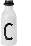 Design Letters Trinkflasche in Wei&szlig; - 500 ml