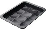 Zenker Br&ouml;tchen-/Dampfnudelform "Black Metallic" in Schwarz - (B)36 x (H)5 x (T)27