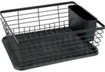 Wenko Abtropfgestell "Drip" in Schwarz - (B)36 x (H)15 x (T)30 cm