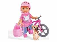 Evi LOVE Puppe "Evi - Ferienspaß Fahrrad" mit Zubehör - ab 3 Jahren