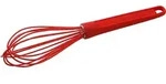 Dr. Oetker Silikon-Schneebesen "Flexxible Love" in Rot - (L)25 cm