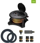 Fiskars Schlauchaufroller- Set "Solid M 1/2"(13mm)" in Schwarz