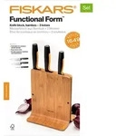 Fiskars 4tlg. K&uuml;chenmesser-Set "Functional Form" in Hellbraun