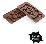 silikomart Silikon-Pralinenform in Braun - (B)24 x (T)11 cm