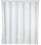 Wenko Duschvorhang in Wei&szlig; - (B)180 x (H)200 cm