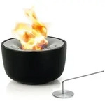 Blomus Gelfeuerstelle "Fuoco" in Schwarz - (H)11 x &Oslash; 18 cm