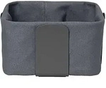 Blomus Brotkorb "Desa" in Anthrazit - (B)20 x (H)10 x (T)20 cm
