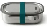 Black+Blum Lunchbox in Silber - (B)20 x (H)6,5 x (T)15 cm