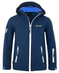 Trollkids Softshelljacke "Oslofjord" in Dunkelblau - 140