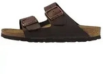 Birkenstock Leder-Pantoletten "Arizona" in Braun - Weite S - 39