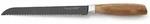 Echtwerk Brotmesser "Classic Black" in Hellbraun - (L)34 cm