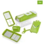 Genius 6tlg. Set: Schneider "Nicer Dicer Smart" in Gr&uuml;n