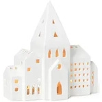 K&auml;hler Lichthaus "Urbania Iyshus" in Wei&szlig; - (B)20,5 x (H)21 x (T)8 cm