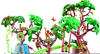 Playmobil Spielfiguren "Dschungel-Spielplatz" in Bunt - ab 4 Jahren