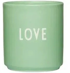 Design Letters Becher ''Love" in Gr&uuml;n - 250 ml