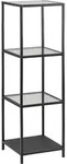 Actona Regal "Seaford" in Schwarz - (B)35 x (H)120 x (T)37 cm