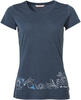 Vaude Skomer Print II - T-shirt - Damen - Blue/White/Light Blue - 34
