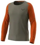 Dynafit Transalper L/S M - Langarmtrikot - Herren - Brown/Orange - M