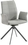 Niehoff Portofino Gartensessel Stahl/Olefin Dunkelgrau|Sand G722-100-544