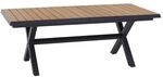 Siena Garden Sincro Ausziehtisch 200/260x100cm Aluminium/Teak Dunkelgrau P37184