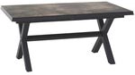 Siena Garden Sincro Ausziehtisch 160/200x90cm Aluminium/HPL Dunkelgrau S08831