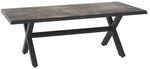Siena Garden Sincro Gartentisch 200x100cm Aluminium/HPL Dunkelgrau S08839