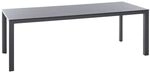 Siena Garden Silva Gartentisch 220x100cm Aluminium/HPL Dunkelgrau S08840
