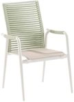 Niehoff Silla Stapelsessel Aluminium/Textilene/Rope Gr&uuml;n G112-101-107