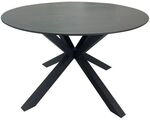 LC Garden Bari Gartentisch &Oslash;120cm Aluminium/Sinterstone Dunkelgrau 249810