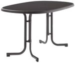 Sieger Boulevard Klapptisch 140x90cm Stahl/Mecalit Dunkelgrau 252/G