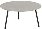 Hartman Monaco Beistelltisch Garten Aluminium/Keramik Schwarz|Sand 700.488.008