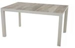 Siena Garden Silva Gartentisch 140x90cm Aluminium/Keramikfliese Sand|Hellgrau...