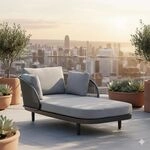 Sieger Samoa Daybed Aluminium/Sunproof Hellgrau 425/G-HG
