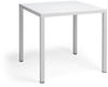 Nardi Cube Tisch 80x80cm Aluminium/Kunststoff Weiß