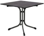 Sieger Boulevard Klapptisch 80x80cm Stahl/Vivodur Dunkelgrau 3130-55