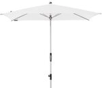 Knirps Silver Mittelstockschirm 230x150cm Wei&szlig;|Hellgrau 479451DP07
