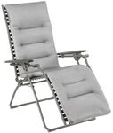 Lafuma Evolution Relaxliege verstellbar Stahl/Be Comfort Dunkelgrau|Hellgrau
