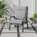 Siena Garden Valencia Loungesessel verstellbar Aluminium/Polypropylen