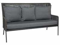 Stern Greta Gartensofa Aluminium/Rope inklusive Kissen Dunkelgrau 418494