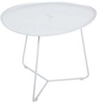 Fermob Cocotte Beistelltisch Garten 55x44,5cm Stahl/Aluminium Wei&szlig; 4720-01