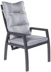 LC Garden Bondino II Gartensessel verstellbar Aluminium mit Sitz- und R&uuml;ckenkissen