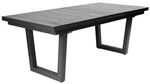 LC Garden Keramo Ausziehtisch 200/260x100cm Aluminium/Keramikfliese Dunkelgrau 209041