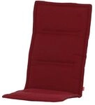 Siena Garden Musica Gartenstuhlauflage Hochlehner 48x120cm Olefin Rot K67641