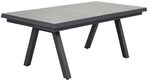 LC Garden Sondrino Ausziehtisch 200/260x100cm Aluminium/Keramik Dunkelgrau|Hellgrau