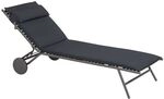 Lafuma Miami II Gartenliege Stahl/BeComfort Dunkelgrau LFM5173.8902