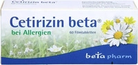 PZN-DE 15785260, betapharm Arzneimittel CETIRIZIN beta Filmtabletten 60 St,