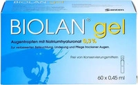 PZN-DE 03706930, Santen 981909, Santen BIOLAN Gel Augentropfen 27 ml, Grundpreis: