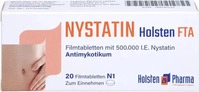 PZN-DE 00032537, Holsten Pharma NYSTATIN Holsten Filmtabletten 20 St, Grundpreis: