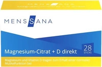 PZN-DE 16613868, MAGNESIUMCITRAT+D direkt MensSana Pulver 28 St, Grundpreis: &euro;