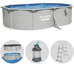 Bestway Hydrium 56586DE - 500x360x120 cm - Stahlwandpool, oval